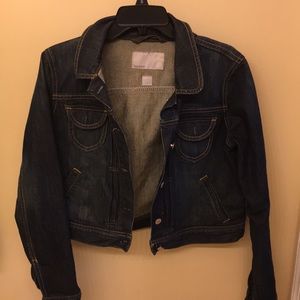 Dark blue denim jacket